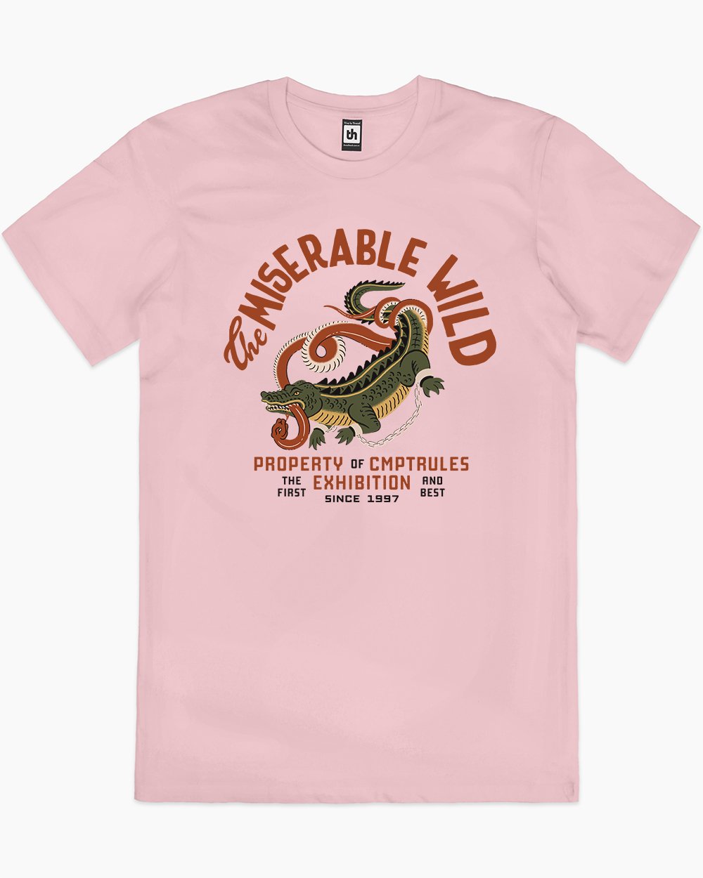 The Miserable Wild T-Shirt Australia Online #colour_pink