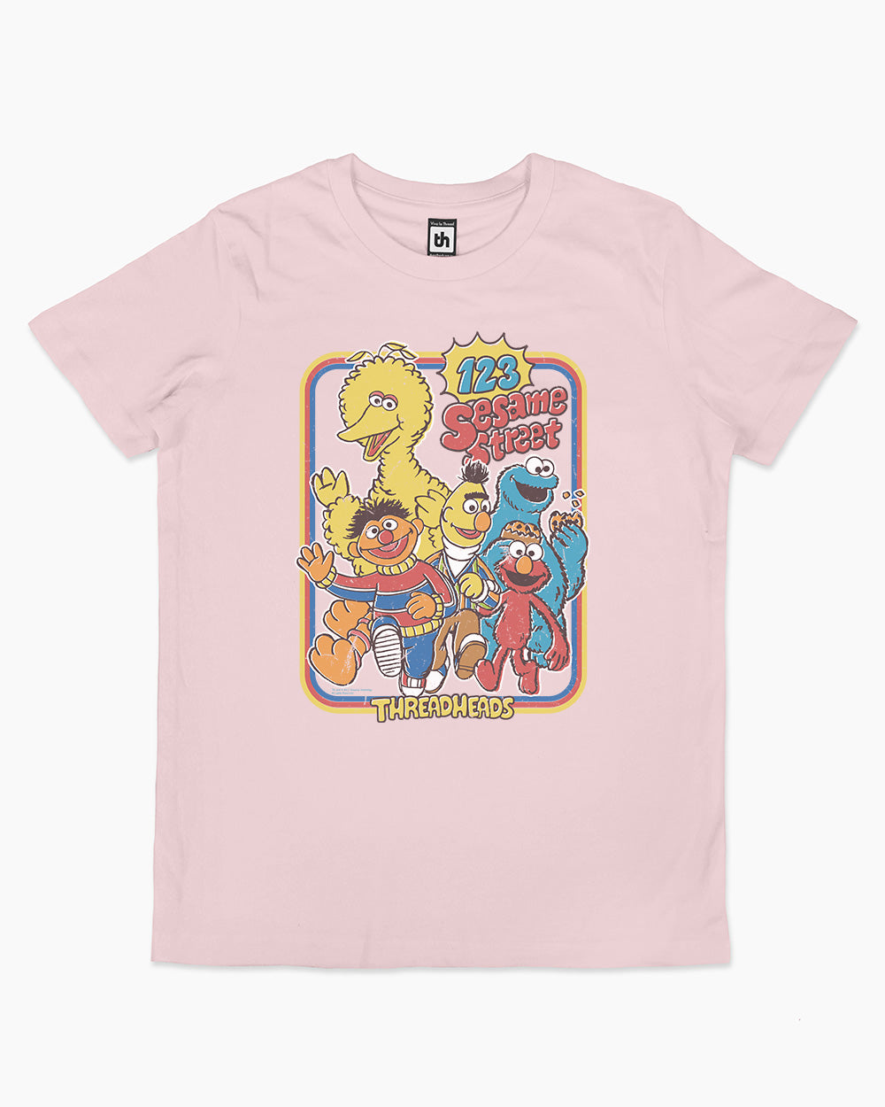 123 Sesame St Kids T-Shirt Australia Online #colour_pink