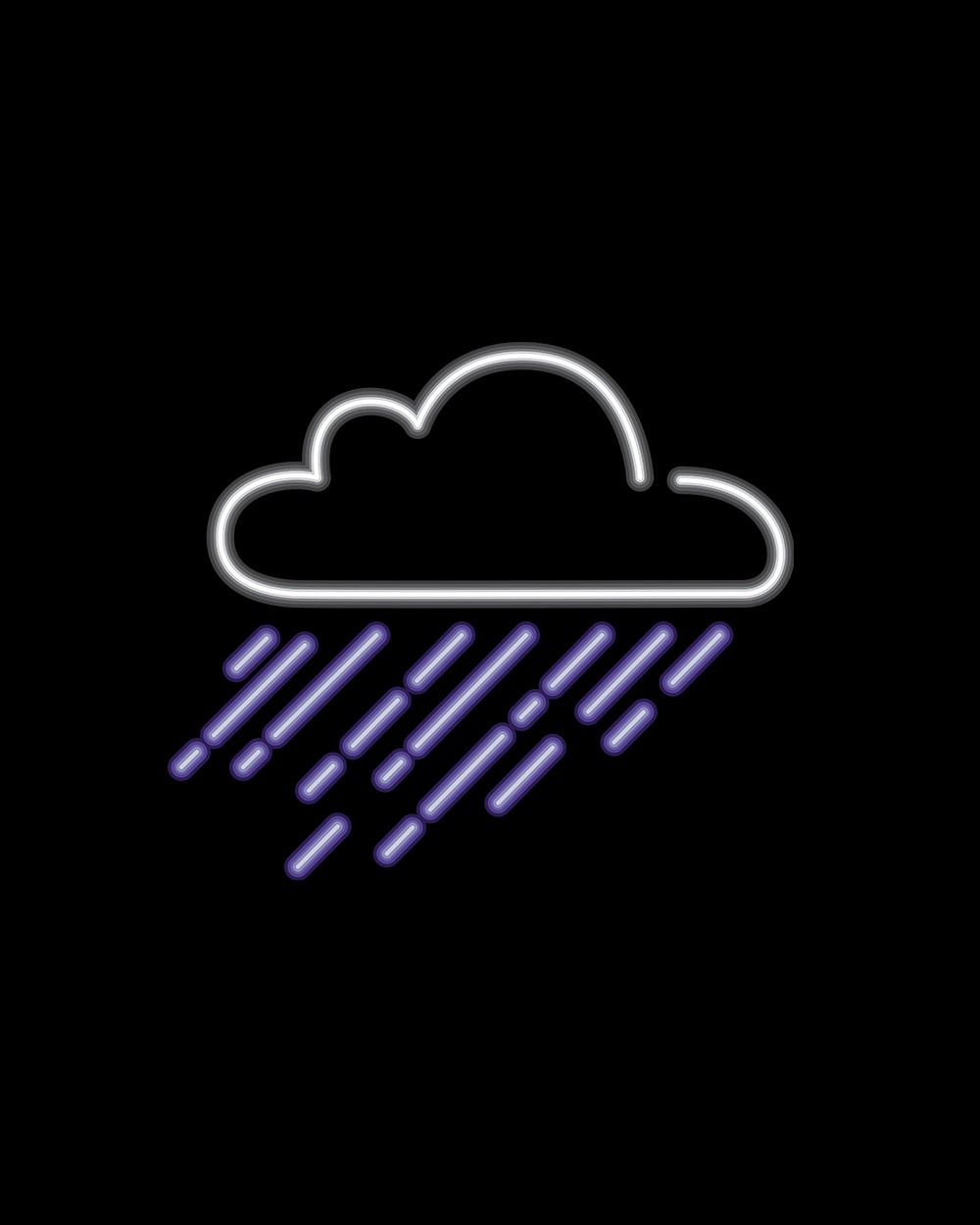 Purple Rain T-Shirt Australia Online #colour_black