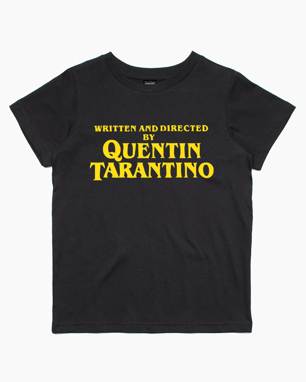 Written and Directed by Quentin Tarantino Kids T-Shirt Australia Online #colour_black