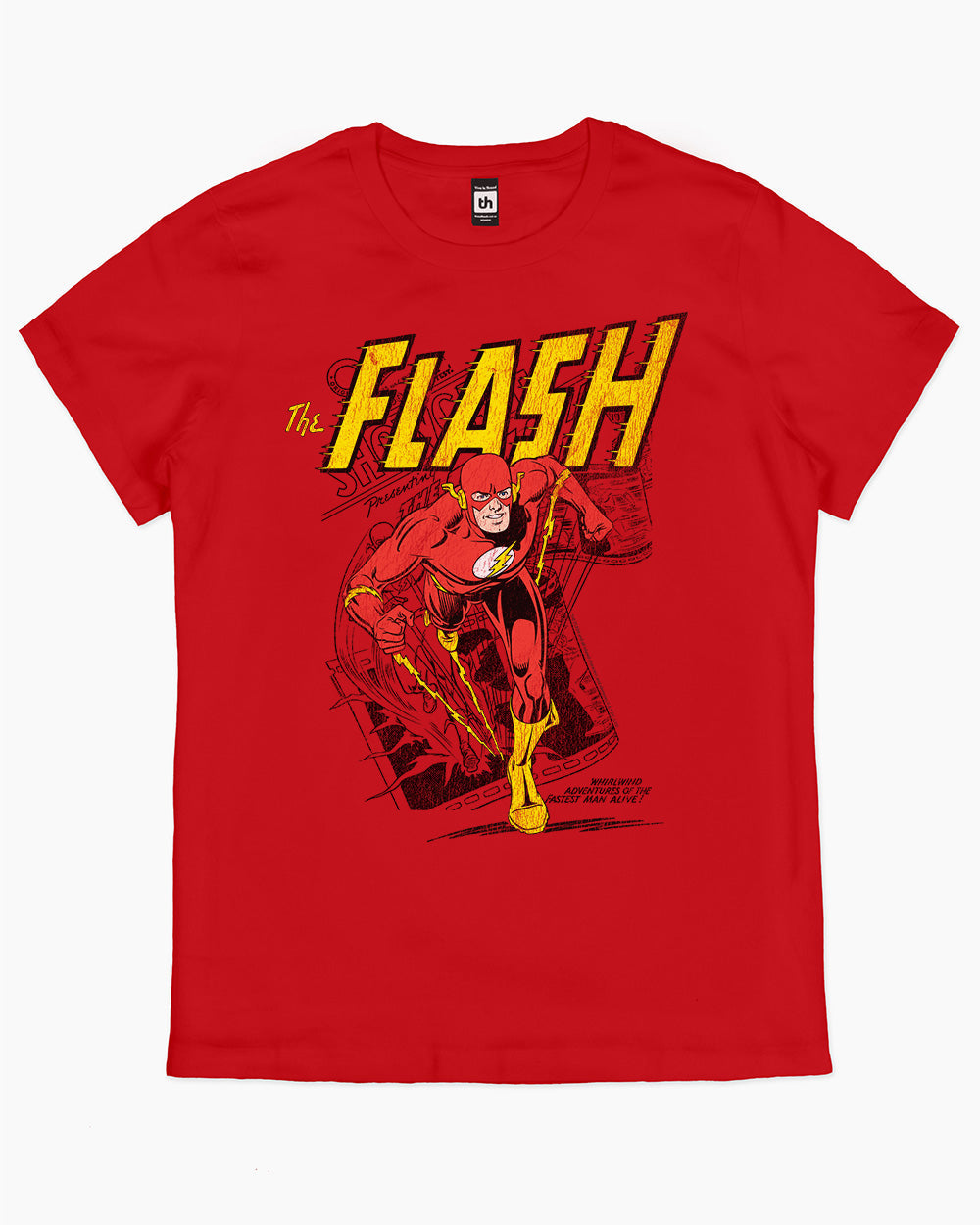 The Flash T-Shirt Australia Online #colour_red