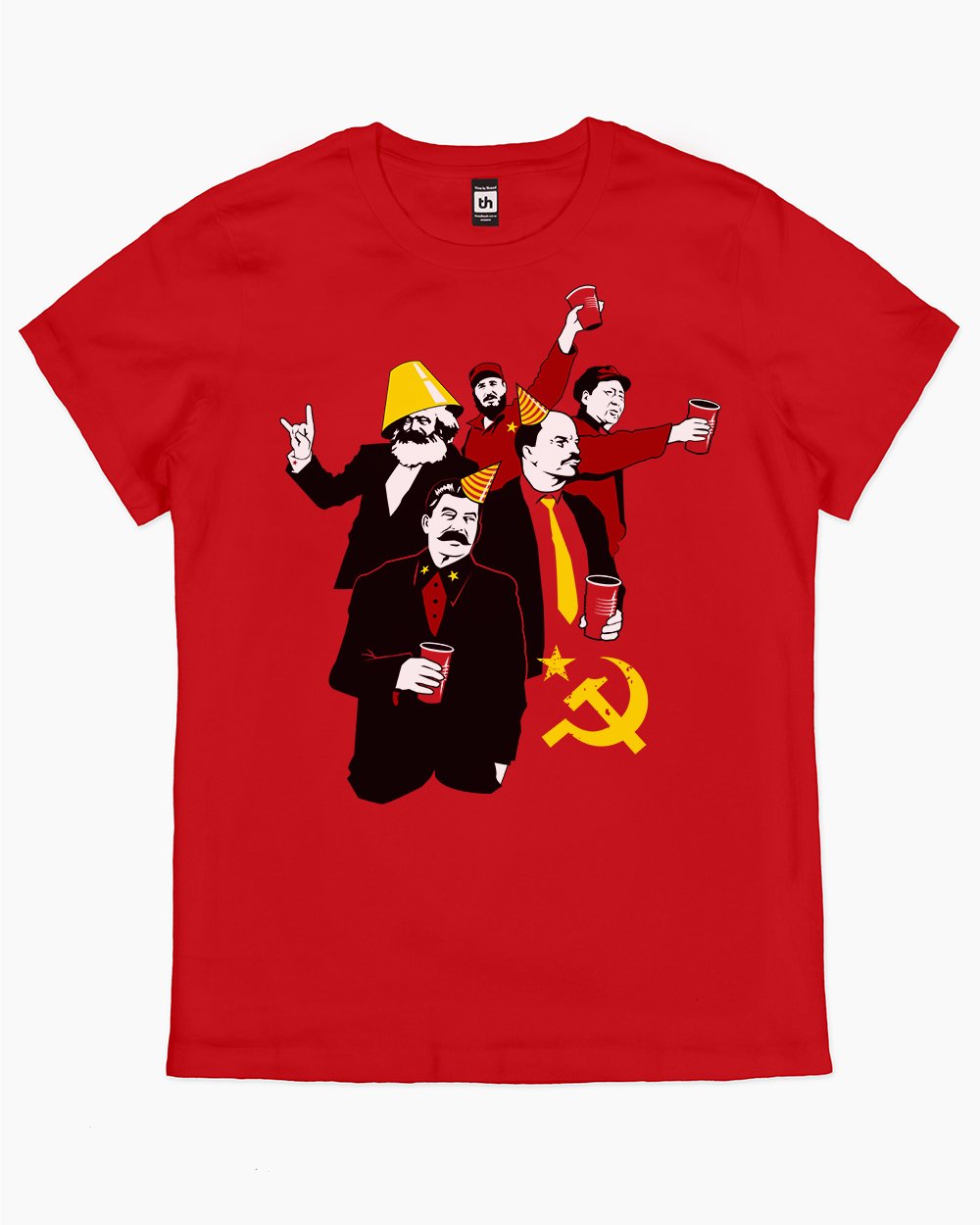 The Communist Party: Variant T-Shirt Australia Online #colour_red