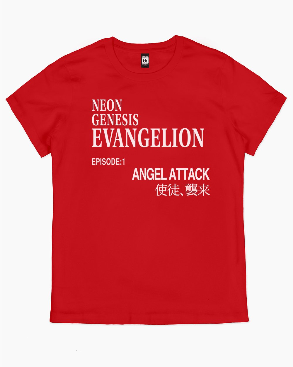 Evangelion Episode 1 T-Shirt Australia Online #colour_red