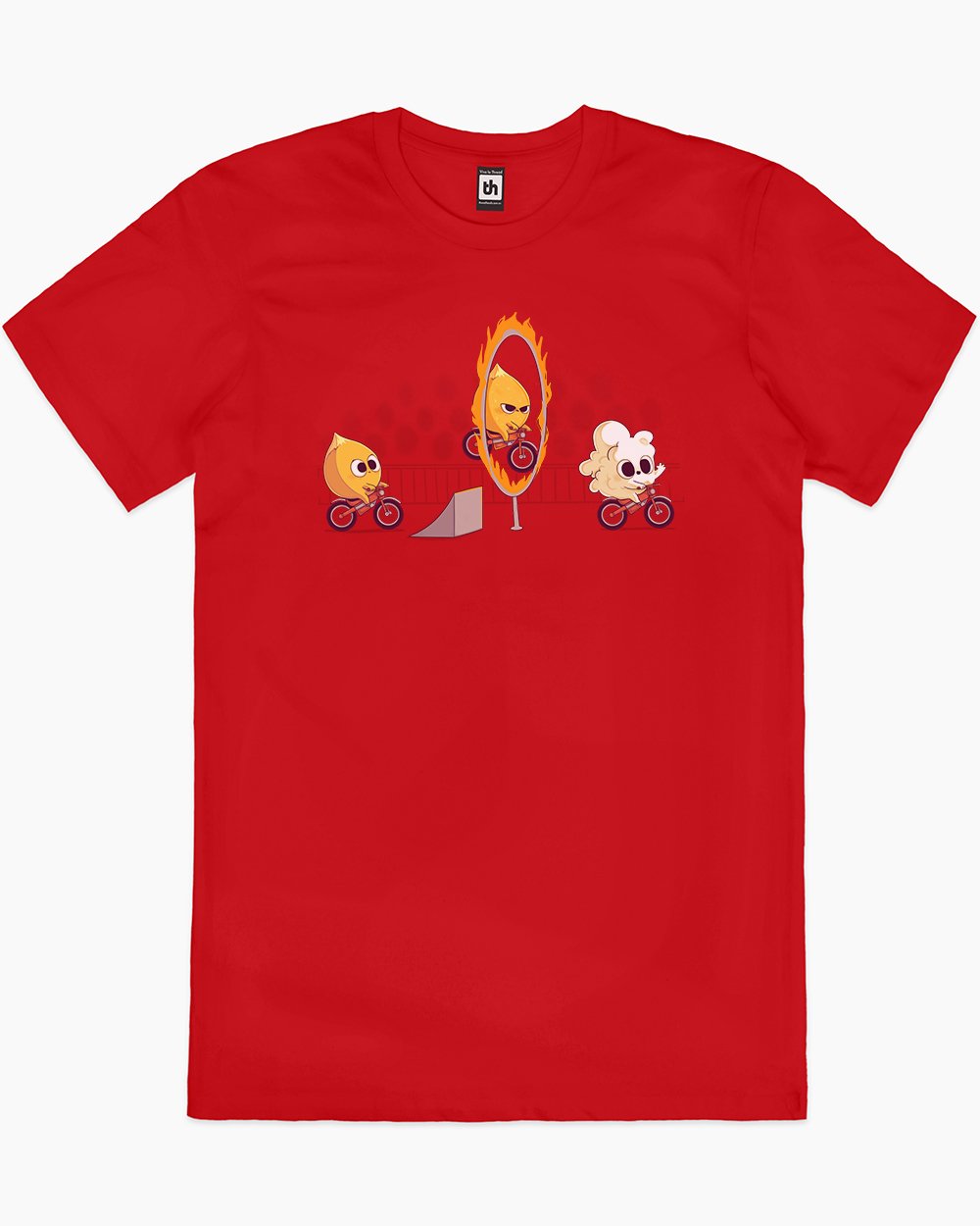 Fire Stunt T-Shirt Australia Online #colour_red