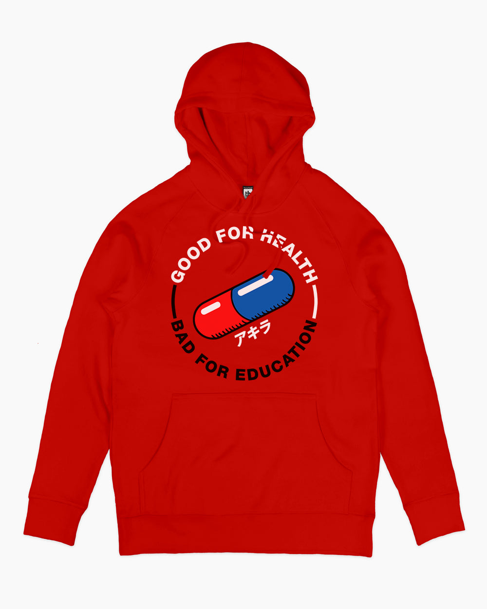 Good For Health Bad For Education Hoodie Australia Online #colour_red