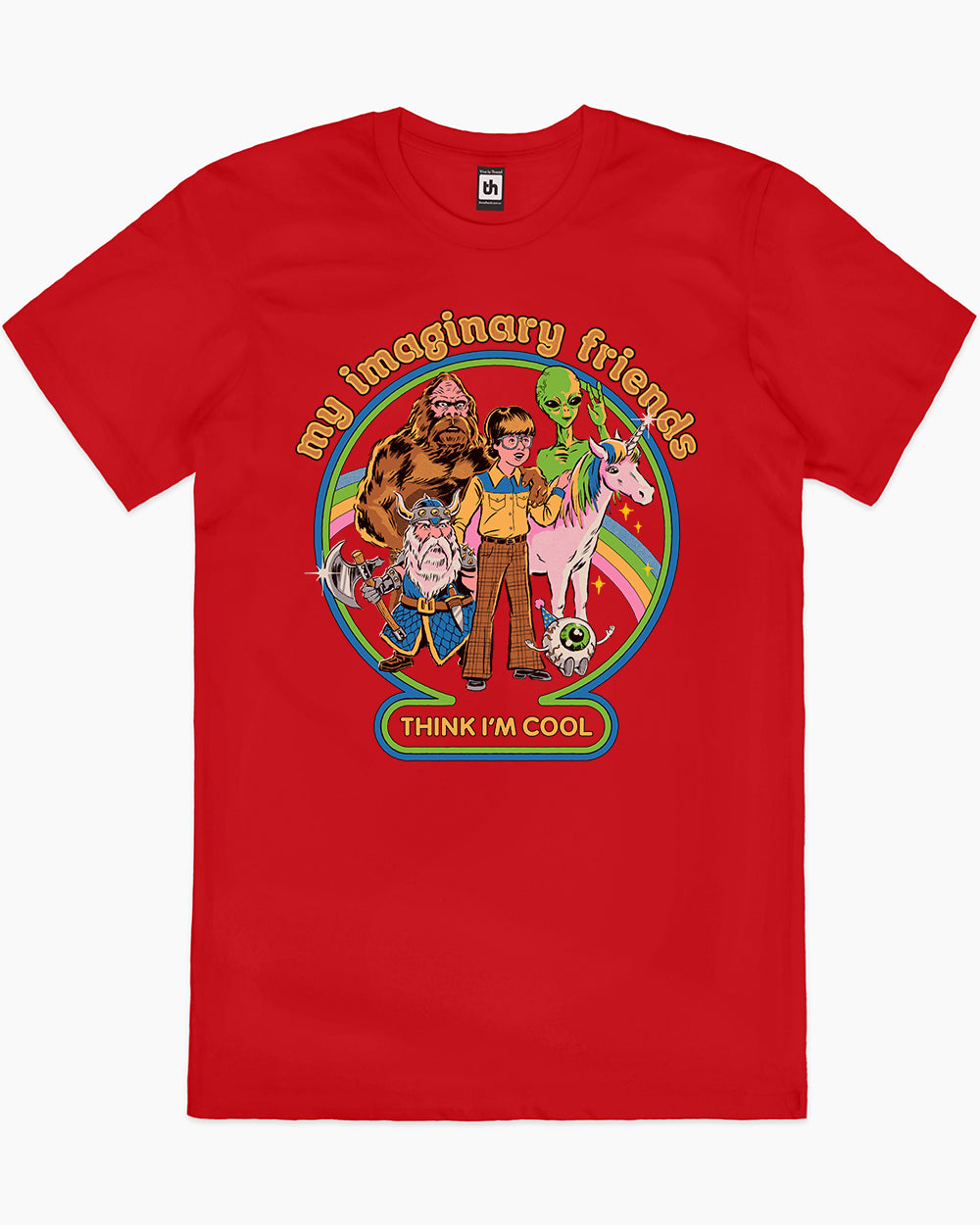 My Imaginary Friends T-Shirt Australia Online #colour_red