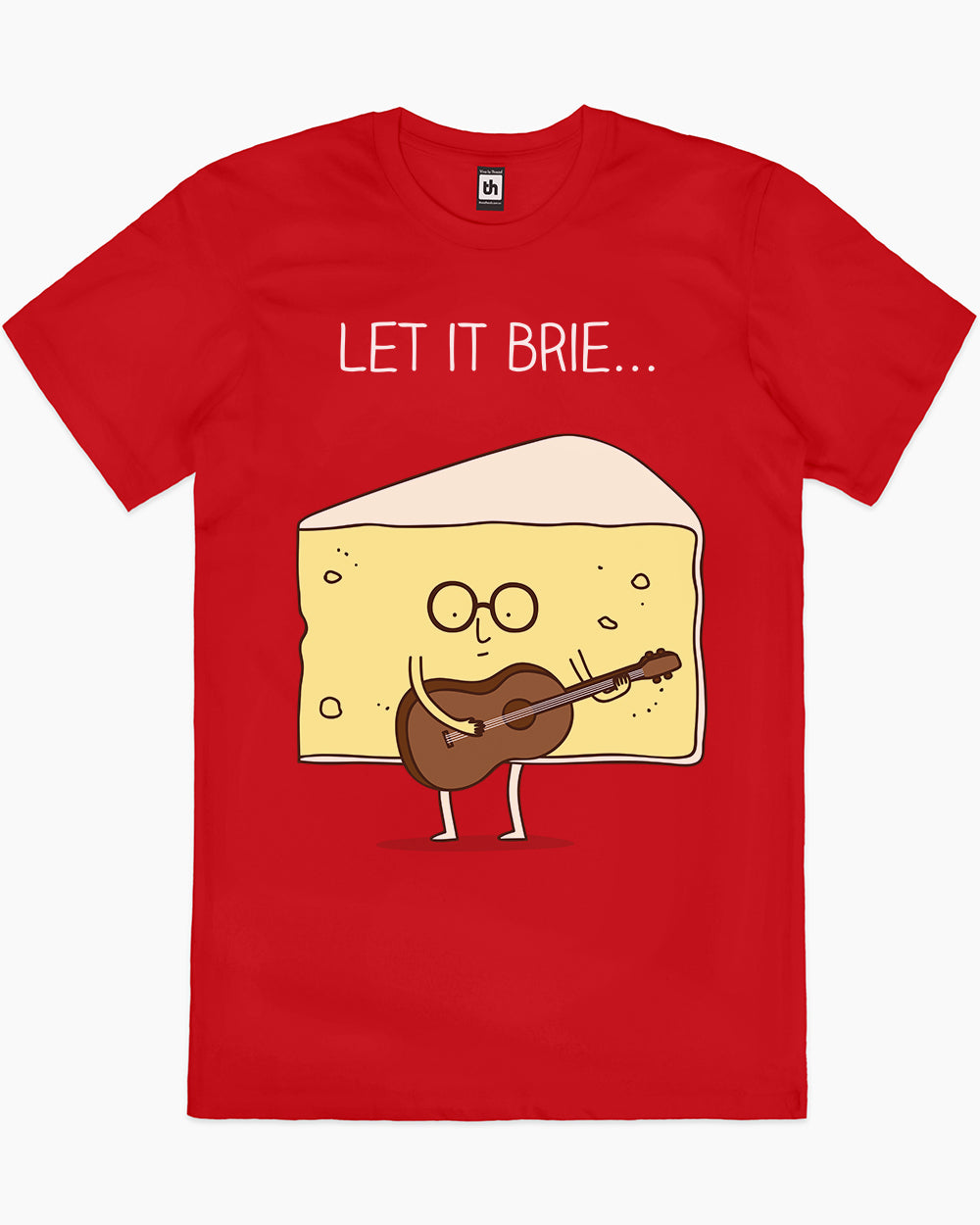 Let it Brie T-Shirt Australia Online #colour_red