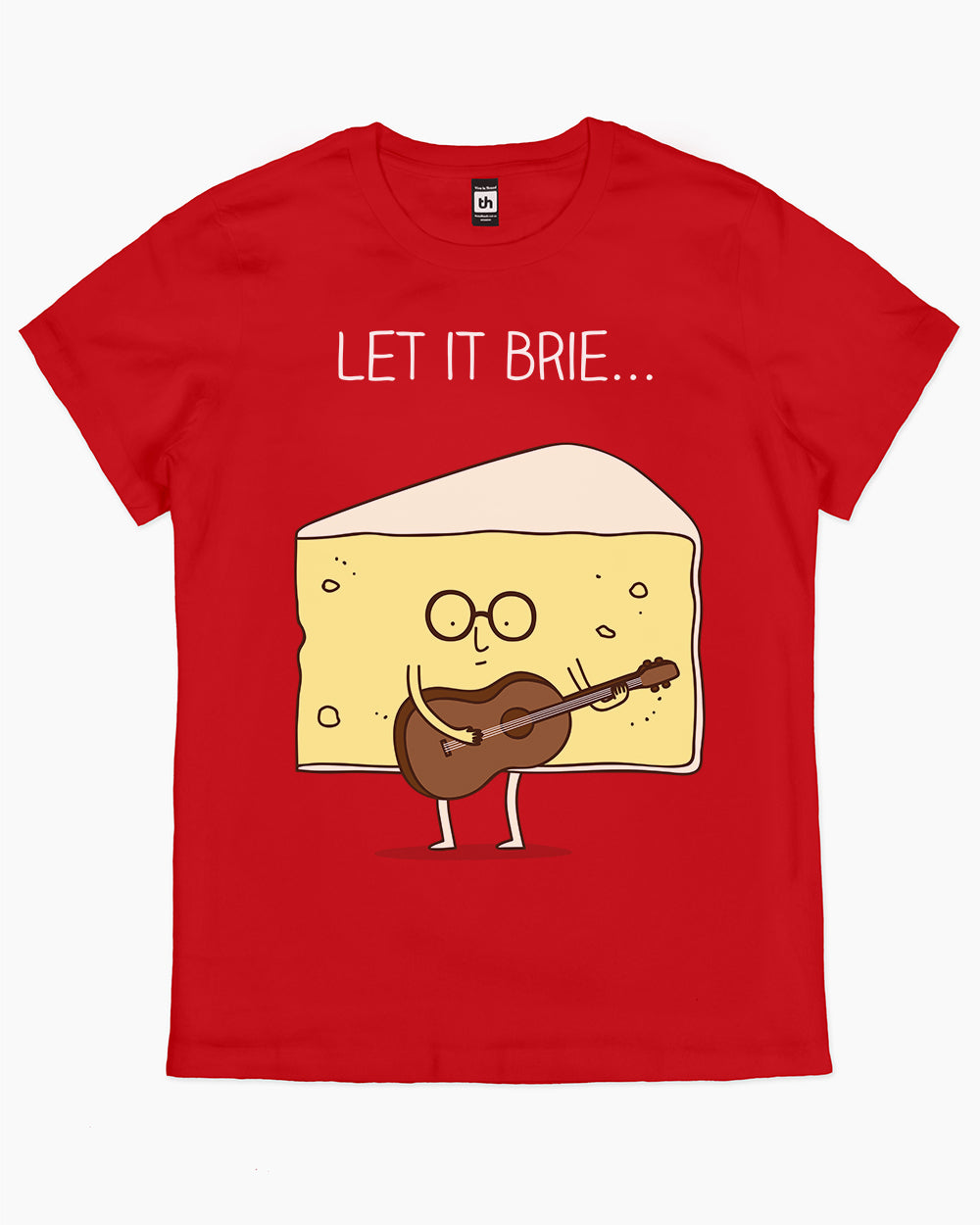 Let it Brie T-Shirt Australia Online #colour_red