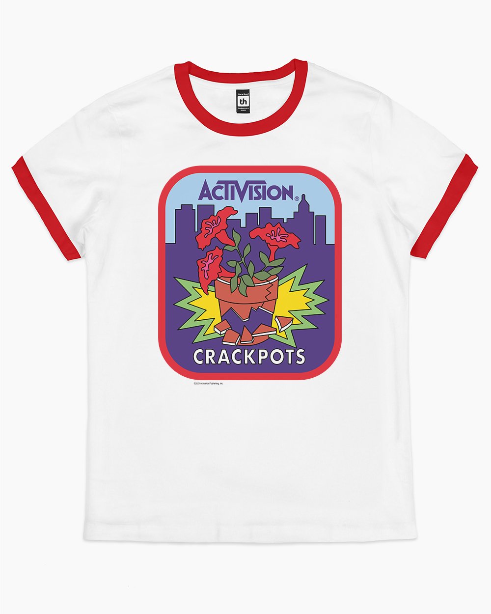Crackpots T-Shirt Australia Online #colour_red ringer