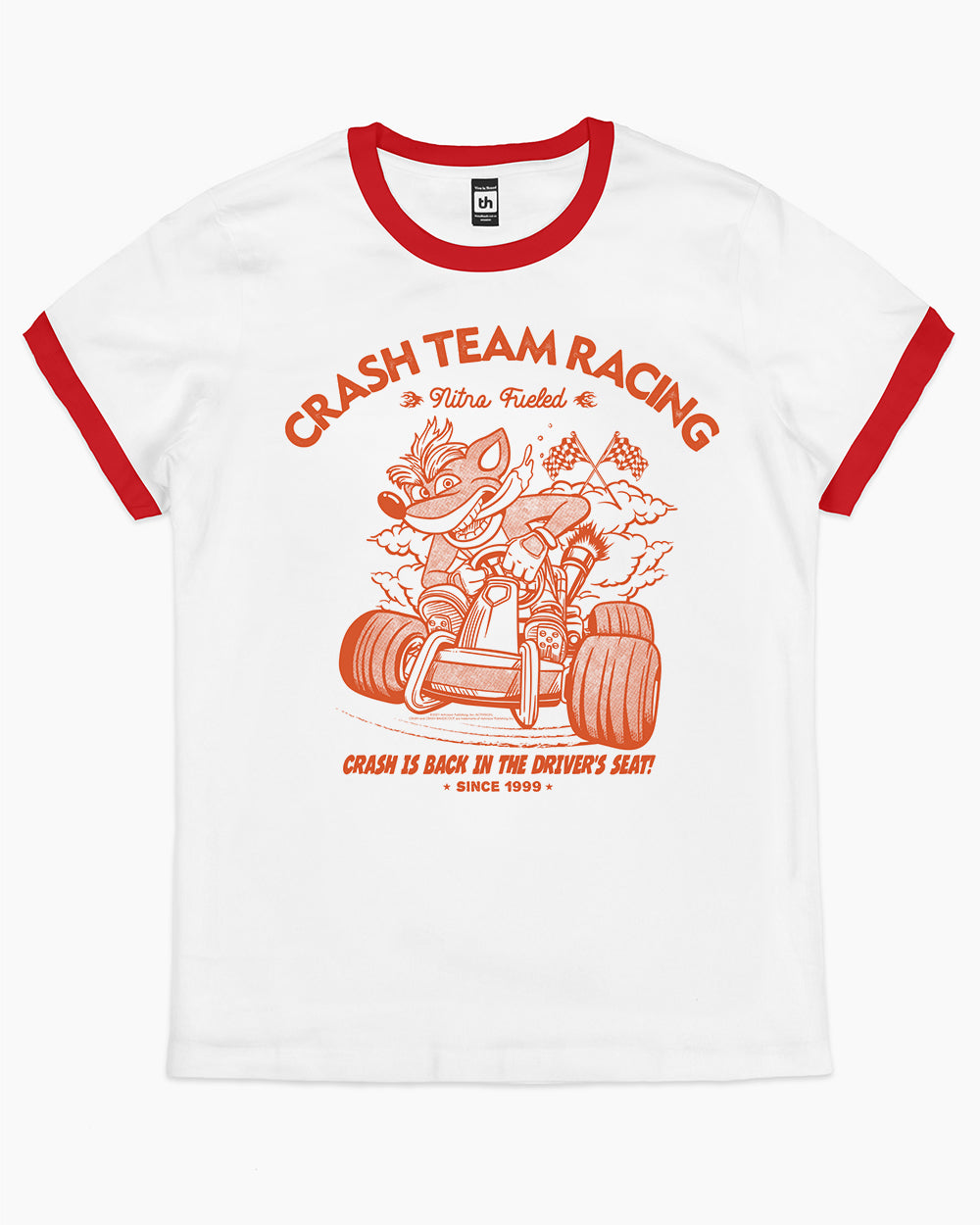 Crash Driver's Seat T-Shirt Australia Online #colour_red ringer
