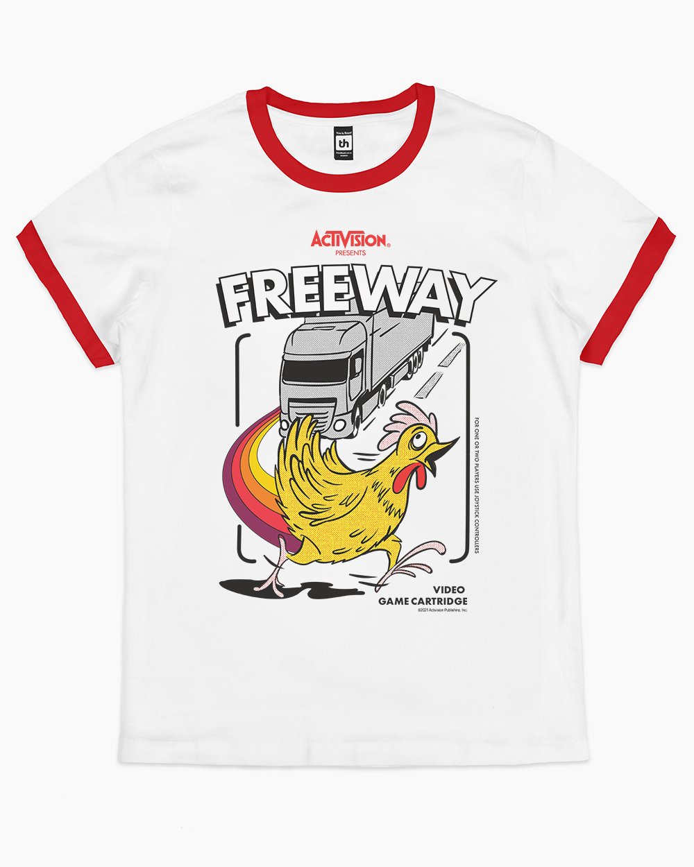 Freeway Version 2 T-Shirt Australia Online #colour_red ringer