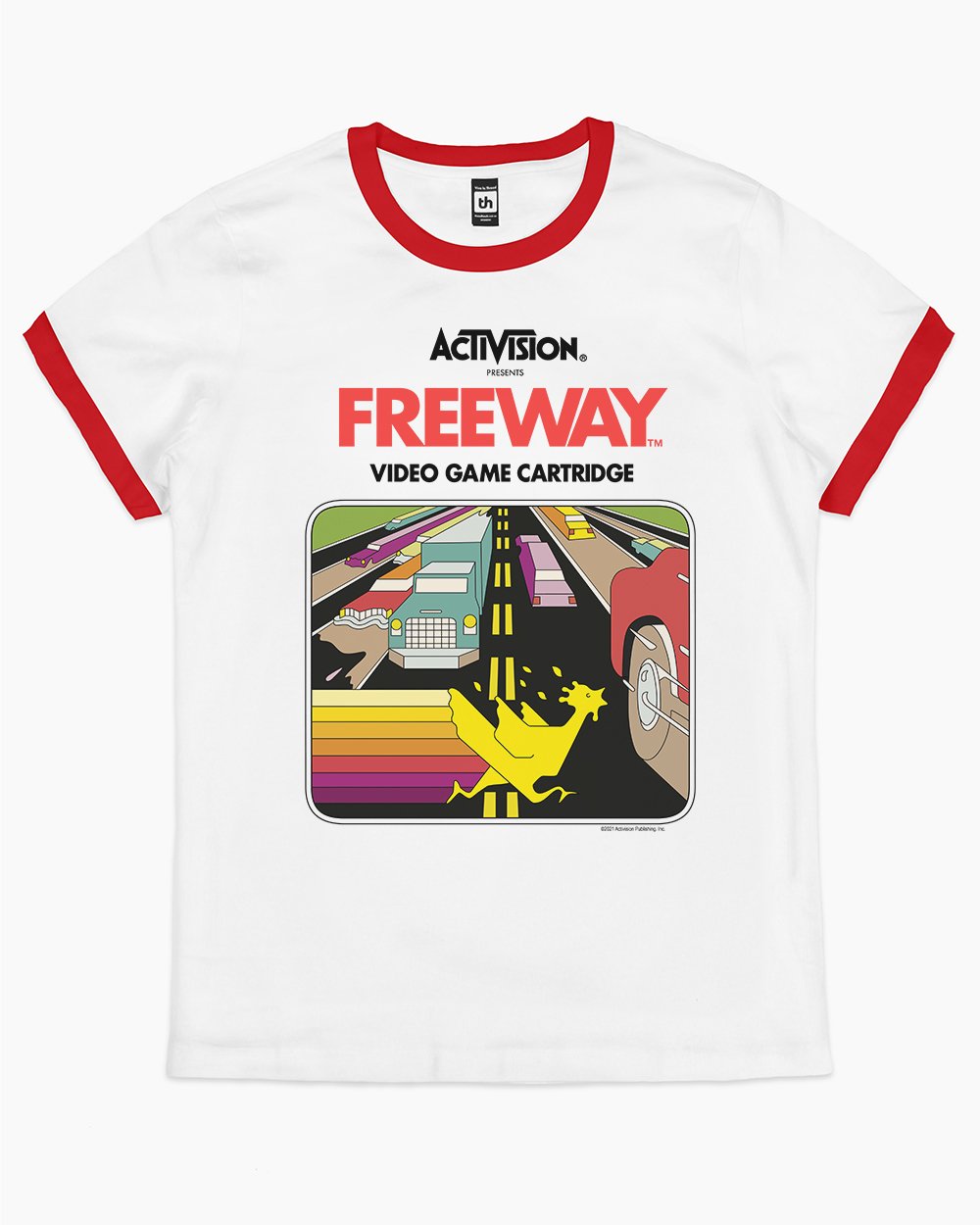 Freeway T-Shirt Australia Online #colour_red ringer
