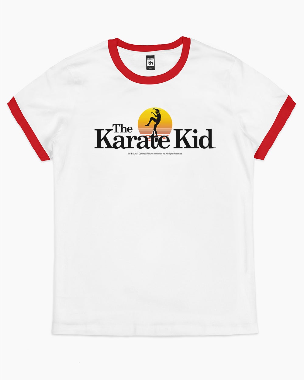Karate Kid Logo T-Shirt Australia Online #colour_red ringer