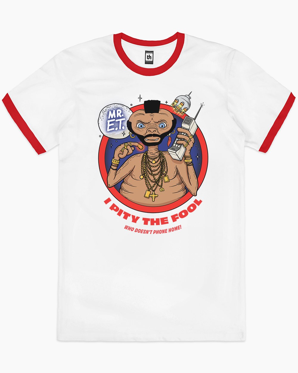 Mr ET T-Shirt Australia Online #colour_red ringer