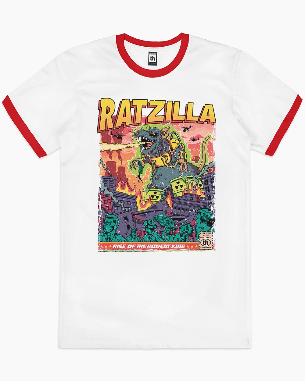 Ratzilla T-Shirt Australia Online #colour_red ringer