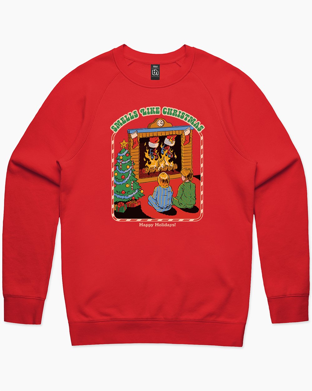 Smells Like Christmas Sweater Australia Online #colour_red