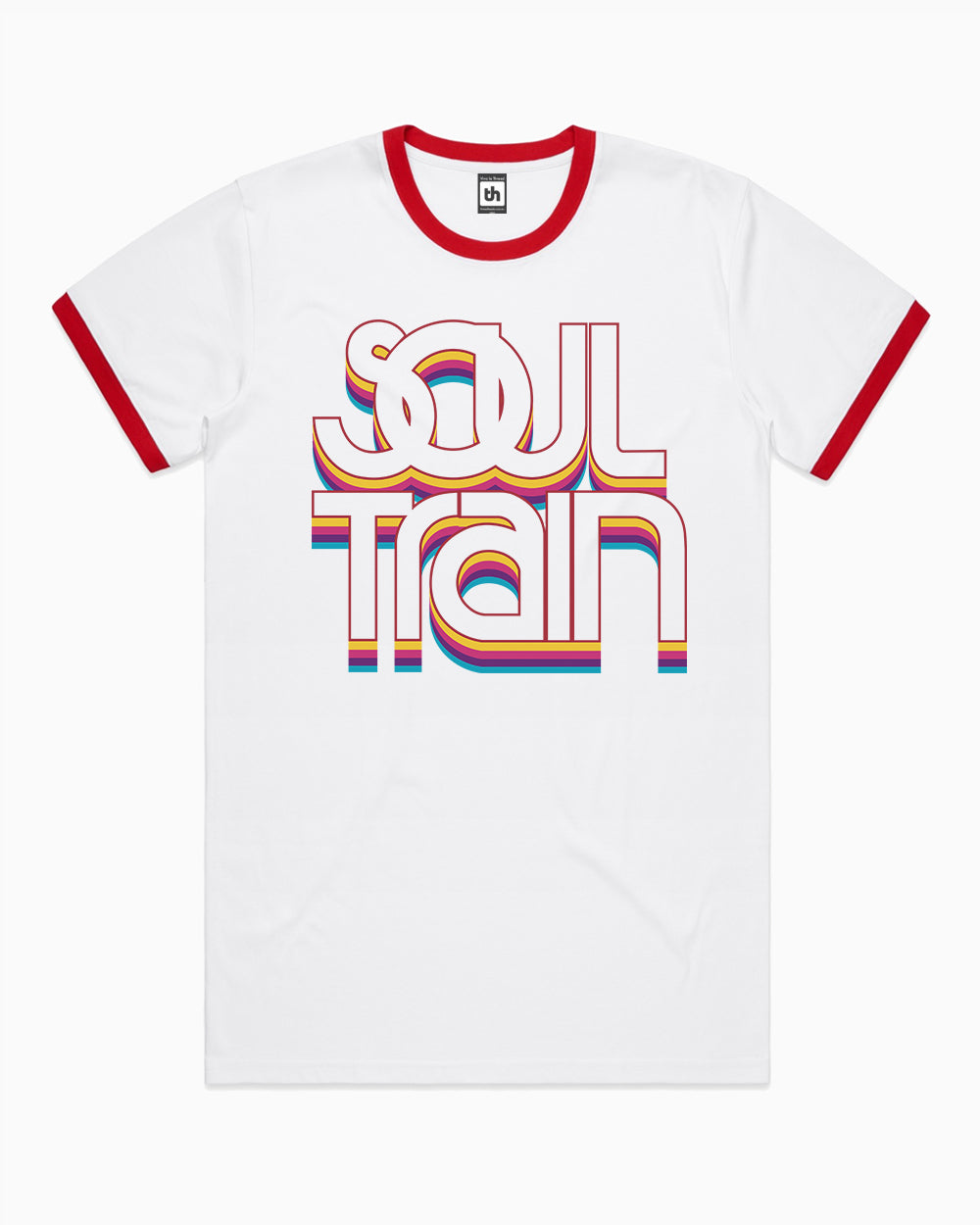 Soul Train T-Shirt Australia Online #colour_red ringer