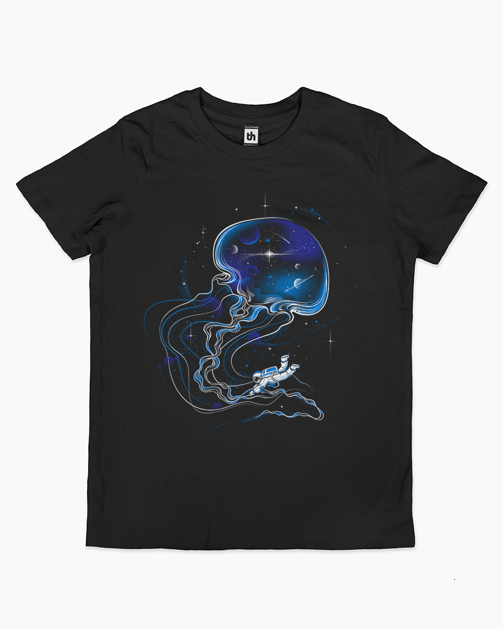 Universe Is a Big Jellyfish Kids T-Shirt Australia Online #colour_black