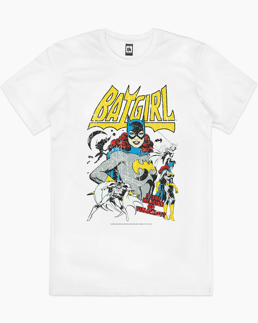 Batgirl Heroine T-Shirt Australia Online #colour_white