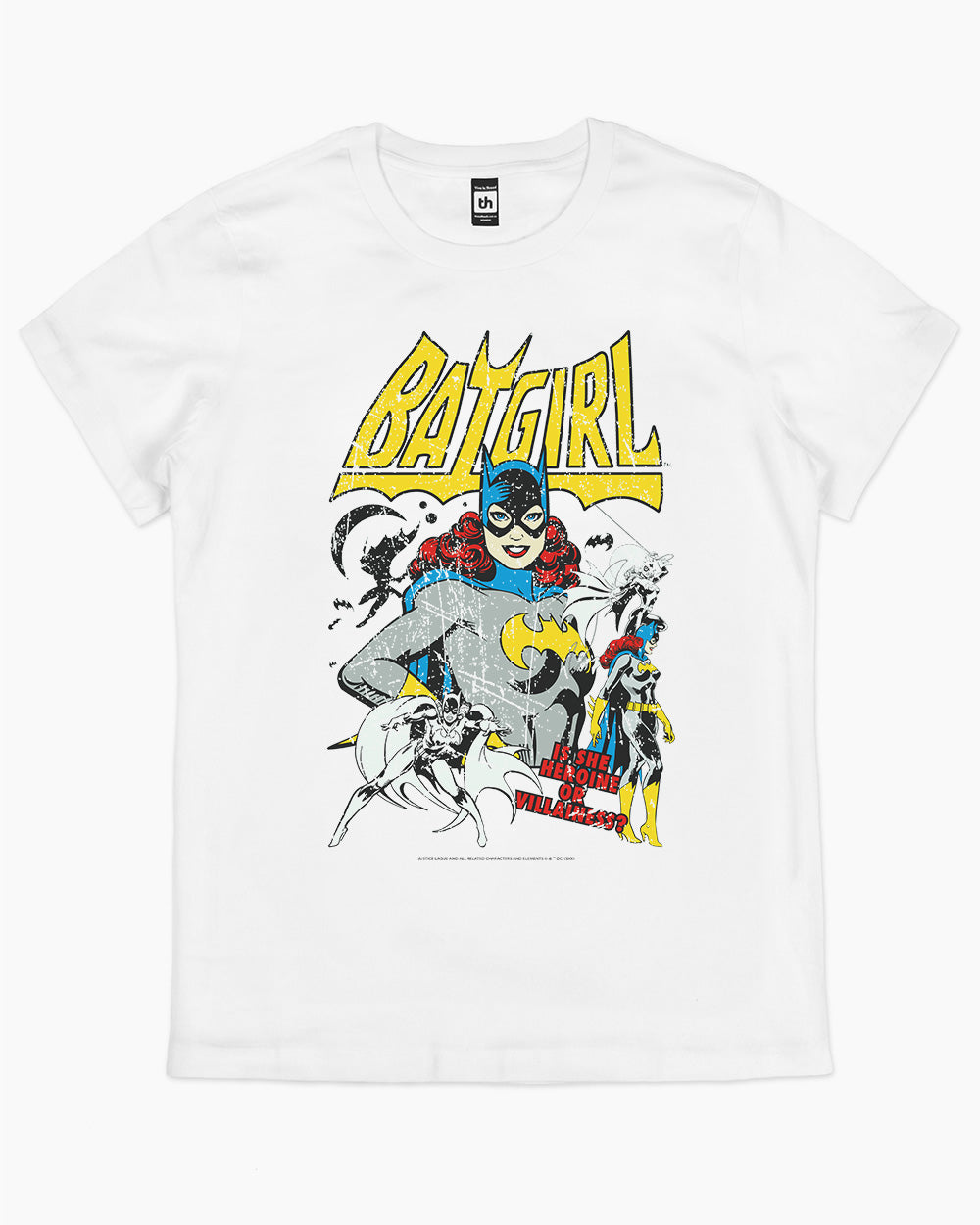 Batgirl Heroine T-Shirt Australia Online #colour_white