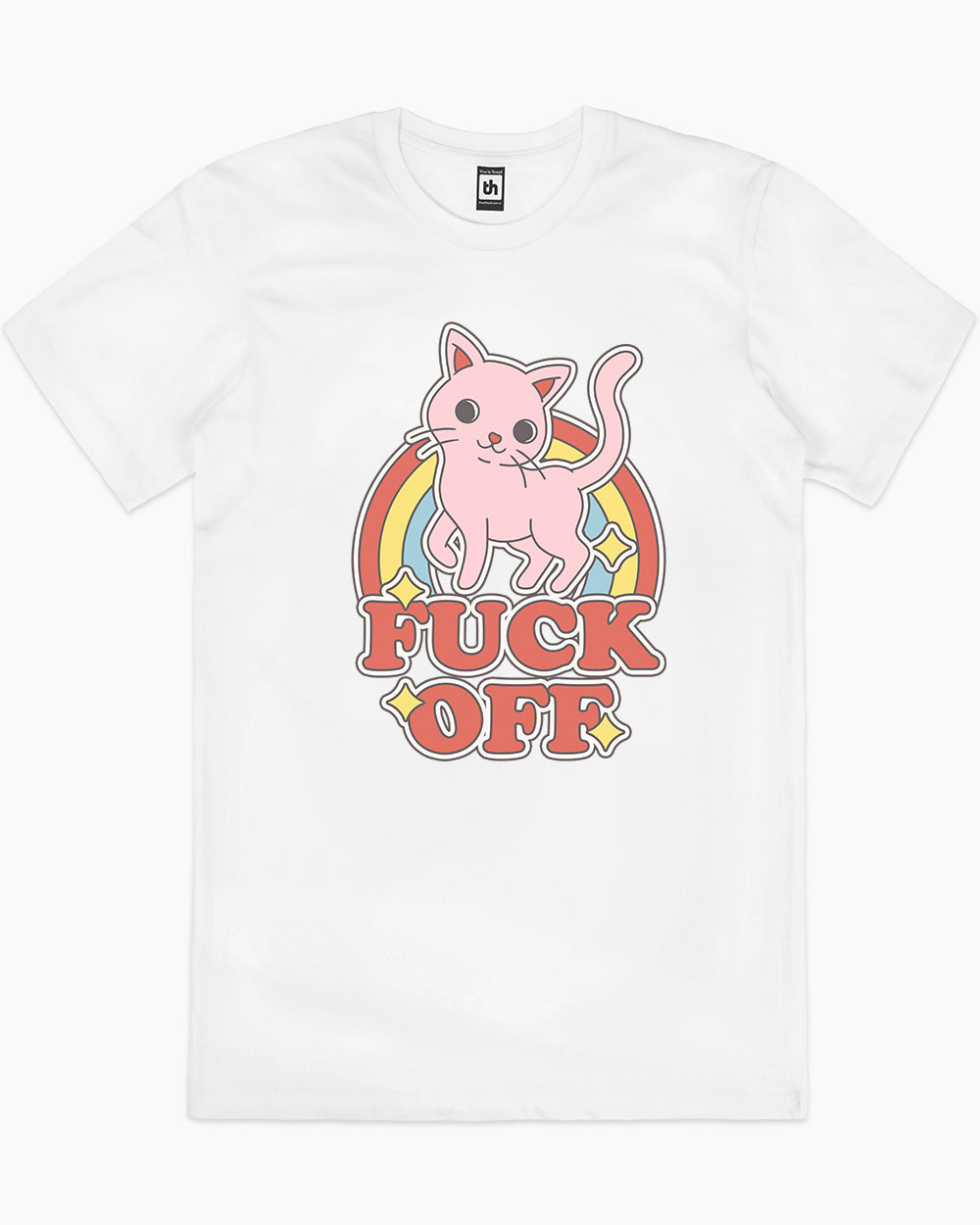 Fuck Off T-Shirt Australia Online #colour_white