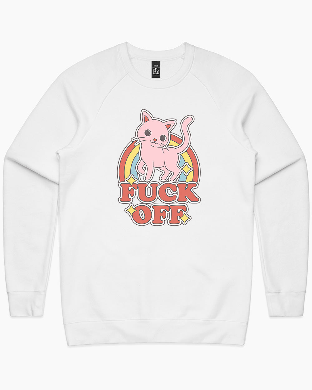 Fuck Off Sweater Australia Online #colour_white