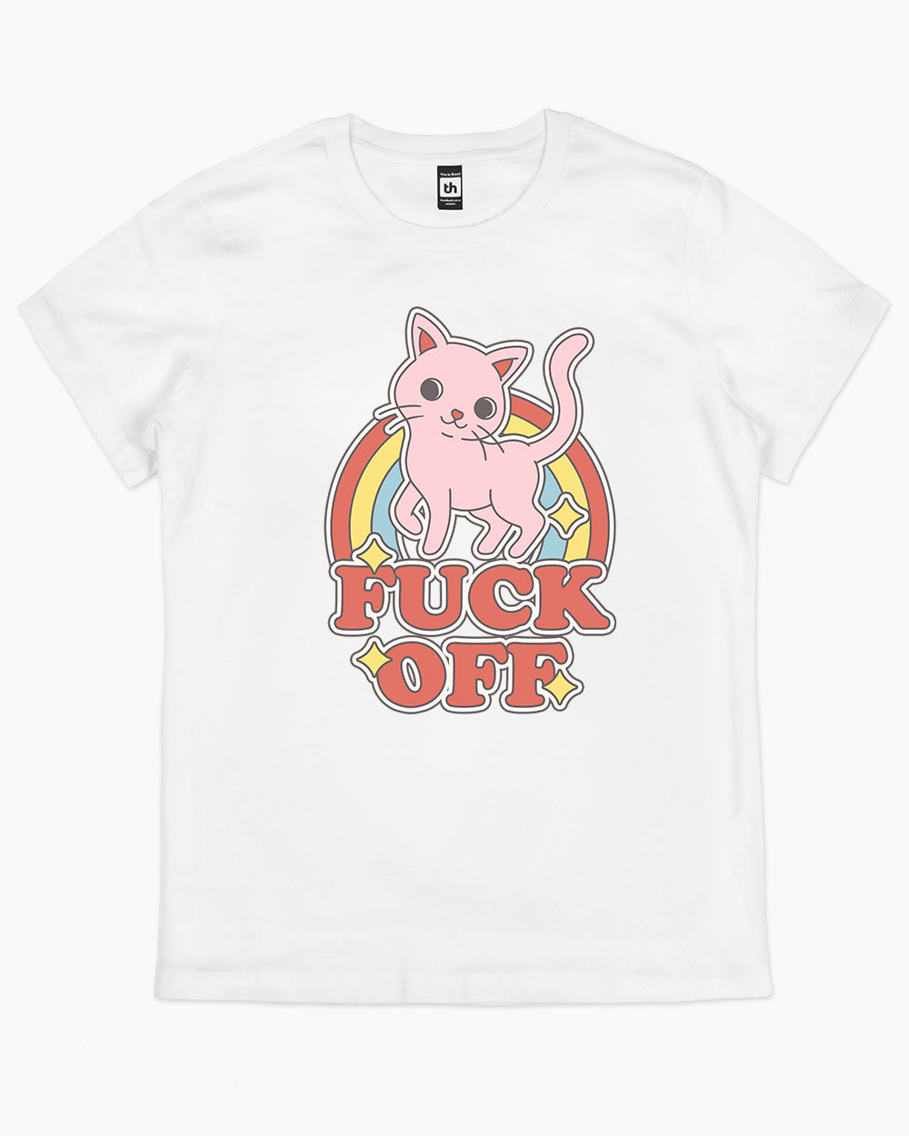 Fuck Off T-Shirt Australia Online #colour_white