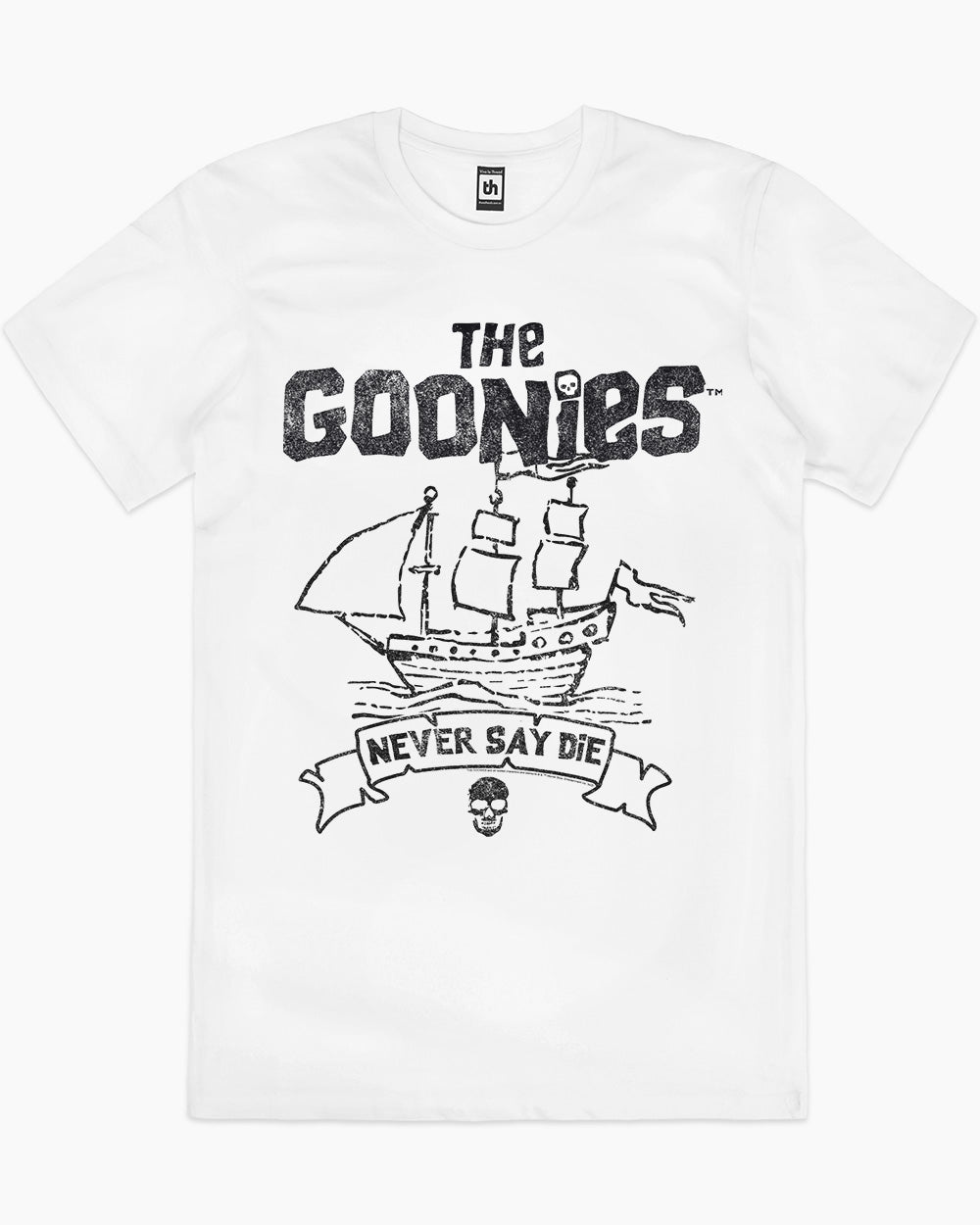 Goonies One Eyed Willie Ship T-Shirt Australia Online #colour_white