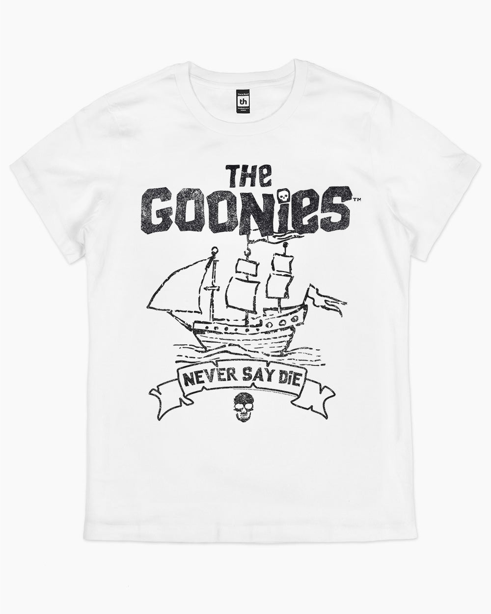 Goonies One Eyed Willie Ship T-Shirt Australia Online #colour_white