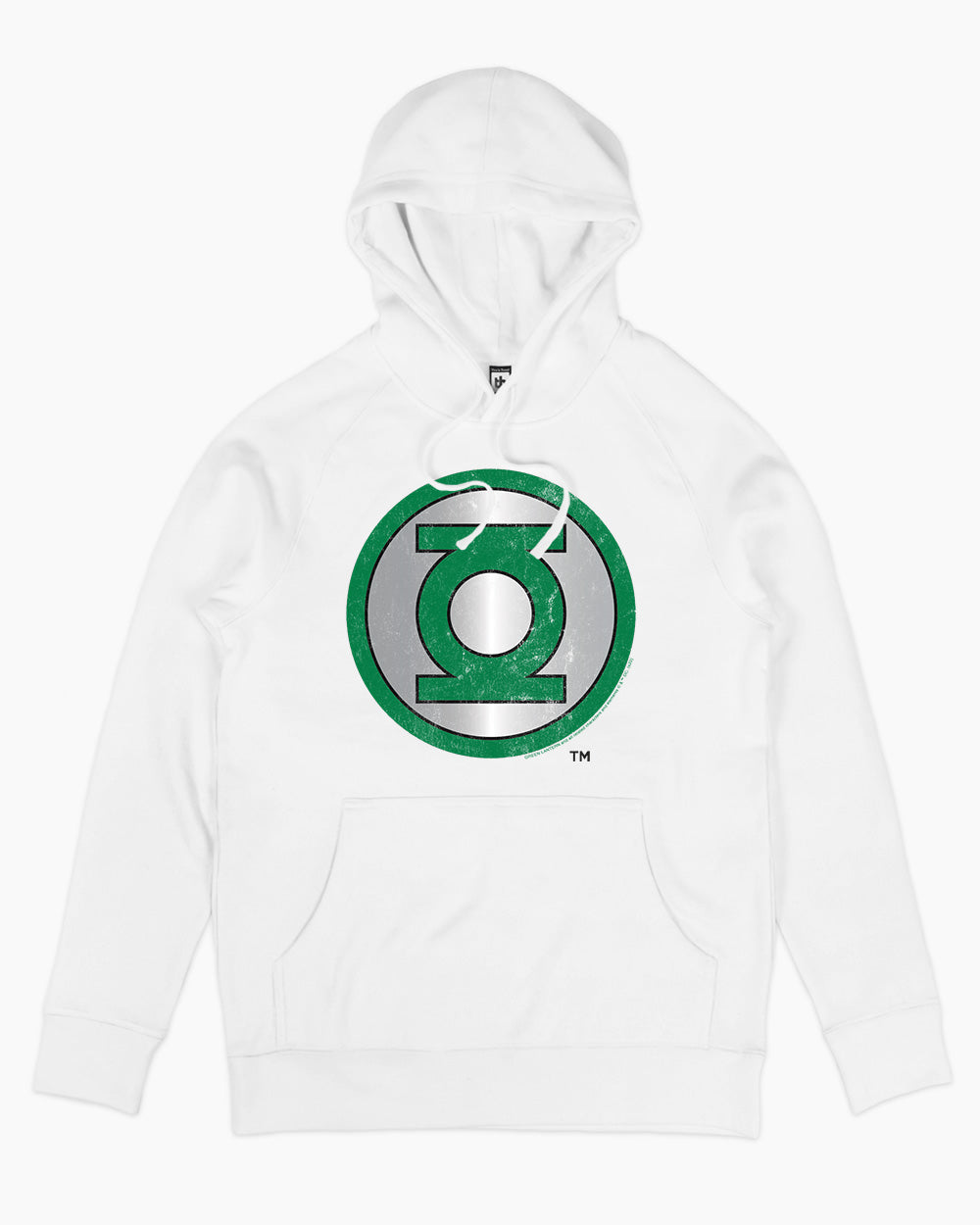 Green Lantern Logo Hoodie Australia Online #colour_white