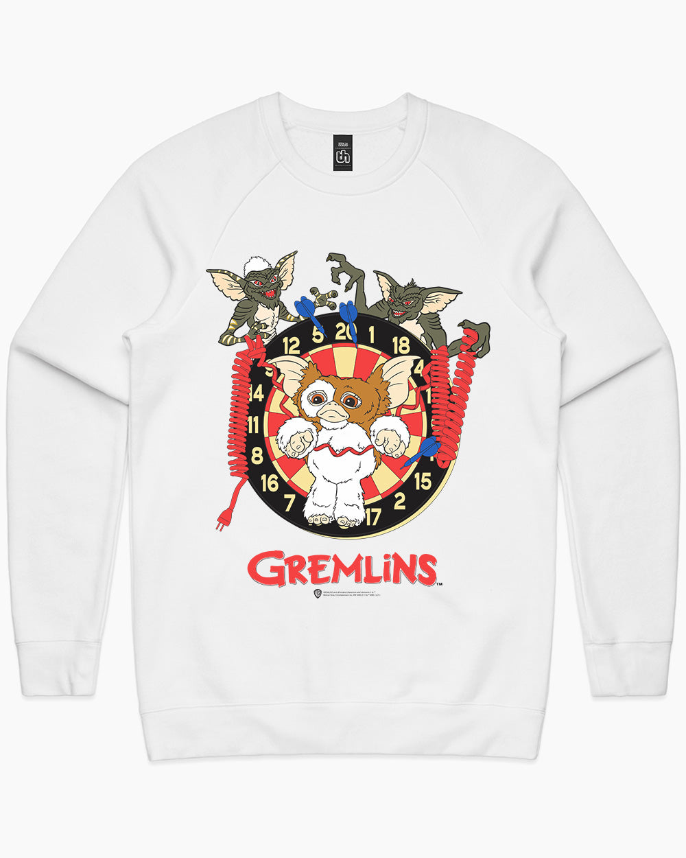 Gremlins Gizmo Darts Sweater Australia Online #colour_white