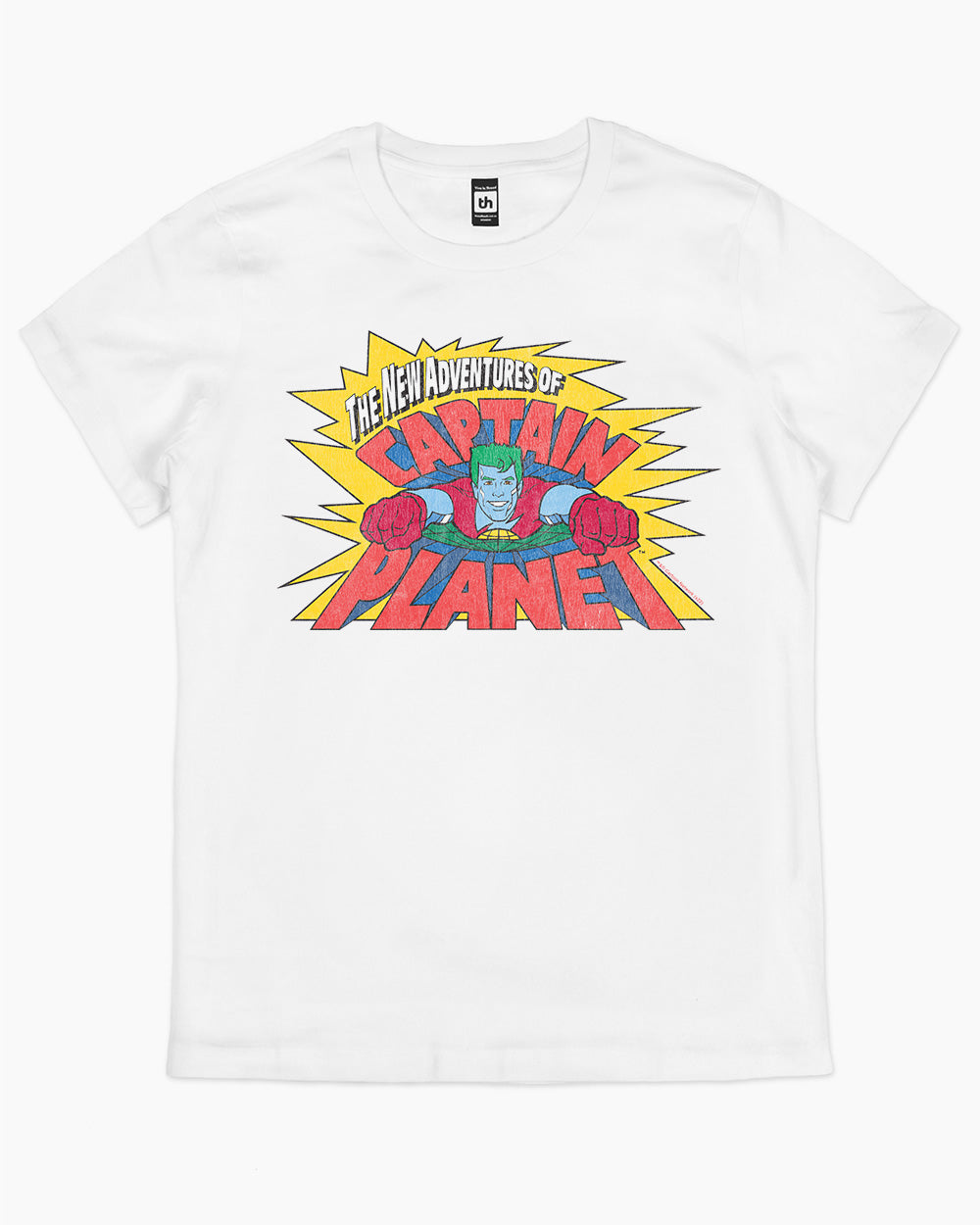 Captain Planet Logo T-Shirt Australia Online #colour_white