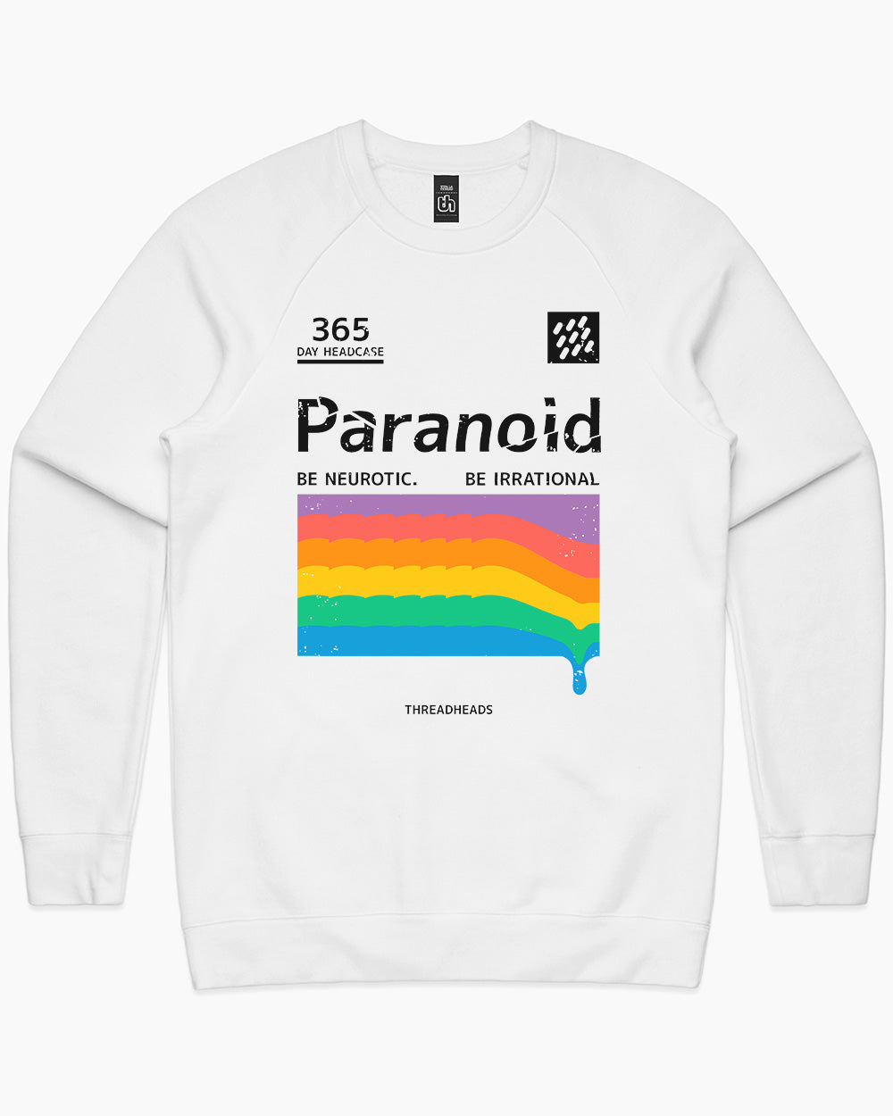 Paranoid Irrational Sweater Australia Online #colour_white