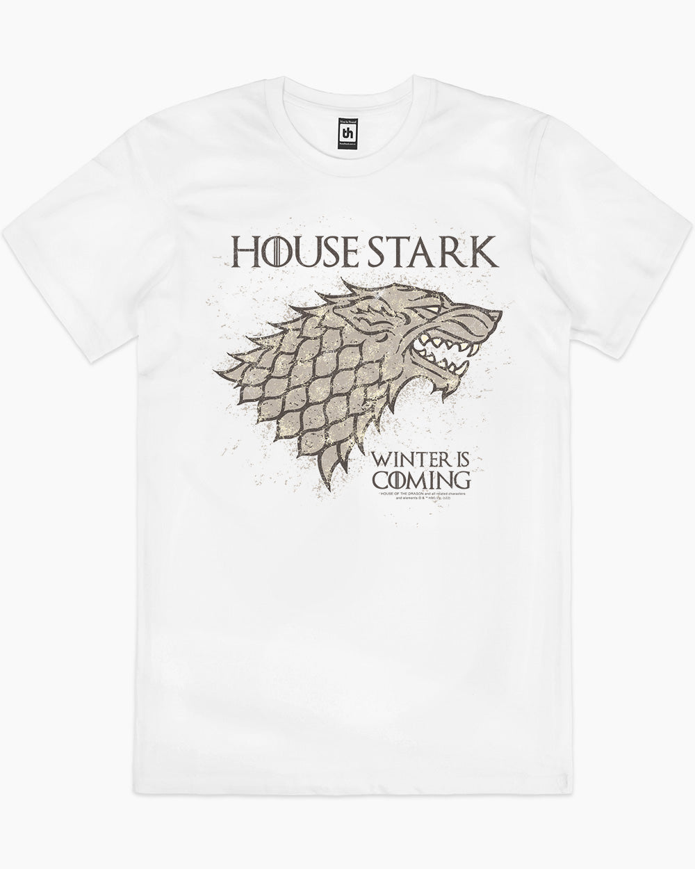 Stark Sigil T-Shirt Australia Online #colour_white