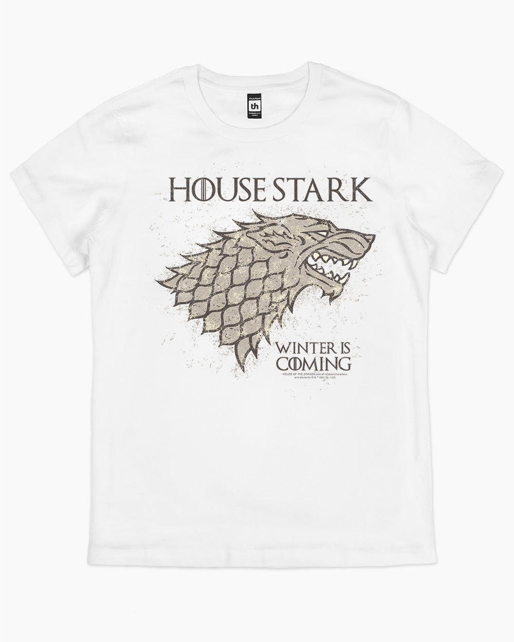 Stark Sigil T-Shirt Australia Online #colour_white