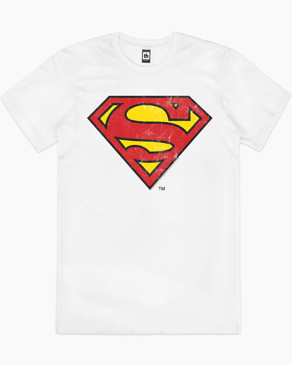 Superman Classic Logo T-Shirt Australia Online #colour_white