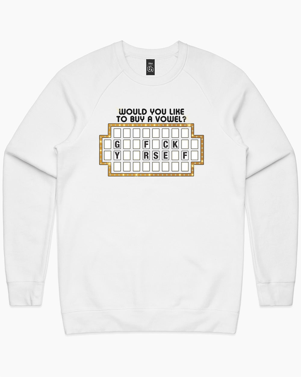 Would You Like To Buy A Vowel Or Would You To Buy A Vowel Sweater Australia Online #colour_white