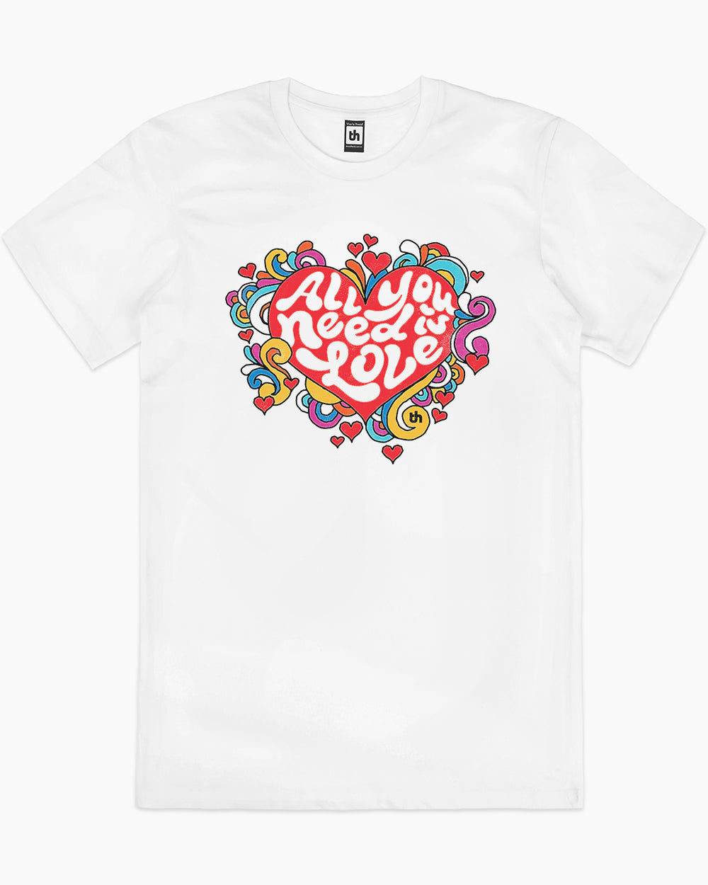 All You Need is Love T-Shirt Australia Online #colour_white
