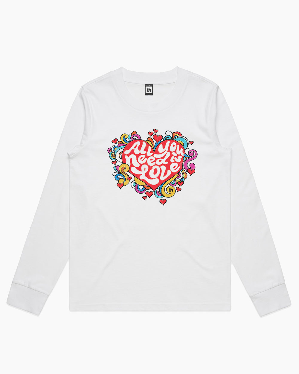 All You Need is Love Long Sleeve Australia Online #colour_white