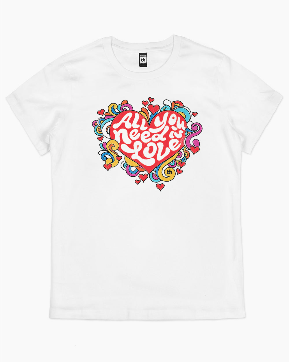All You Need is Love T-Shirt Australia Online #colour_white