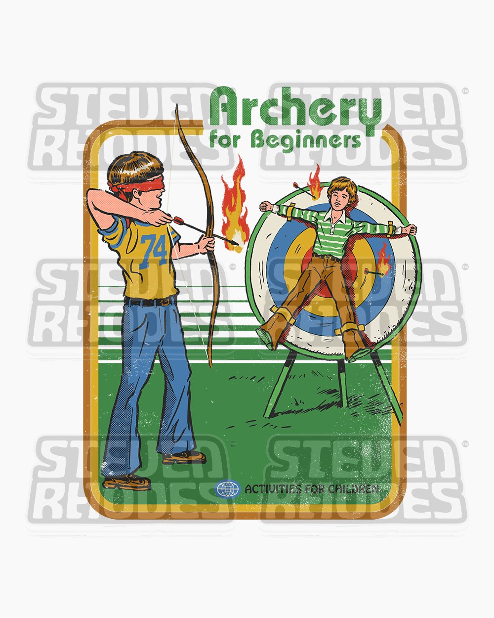 Archery for Beginners T-Shirt Australia Online #colour_white