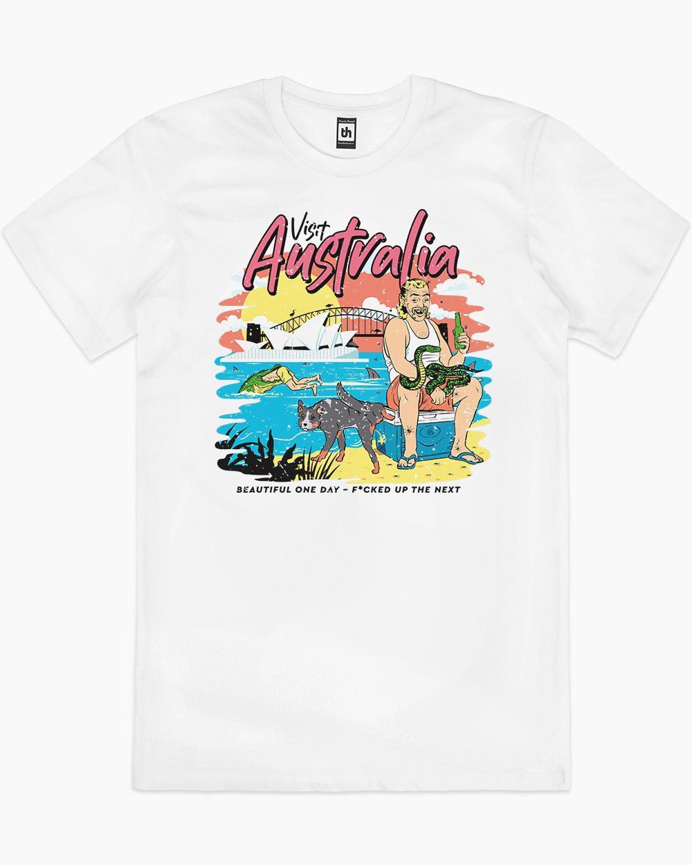 Visit Australia T-Shirt Australia Online #colour_white