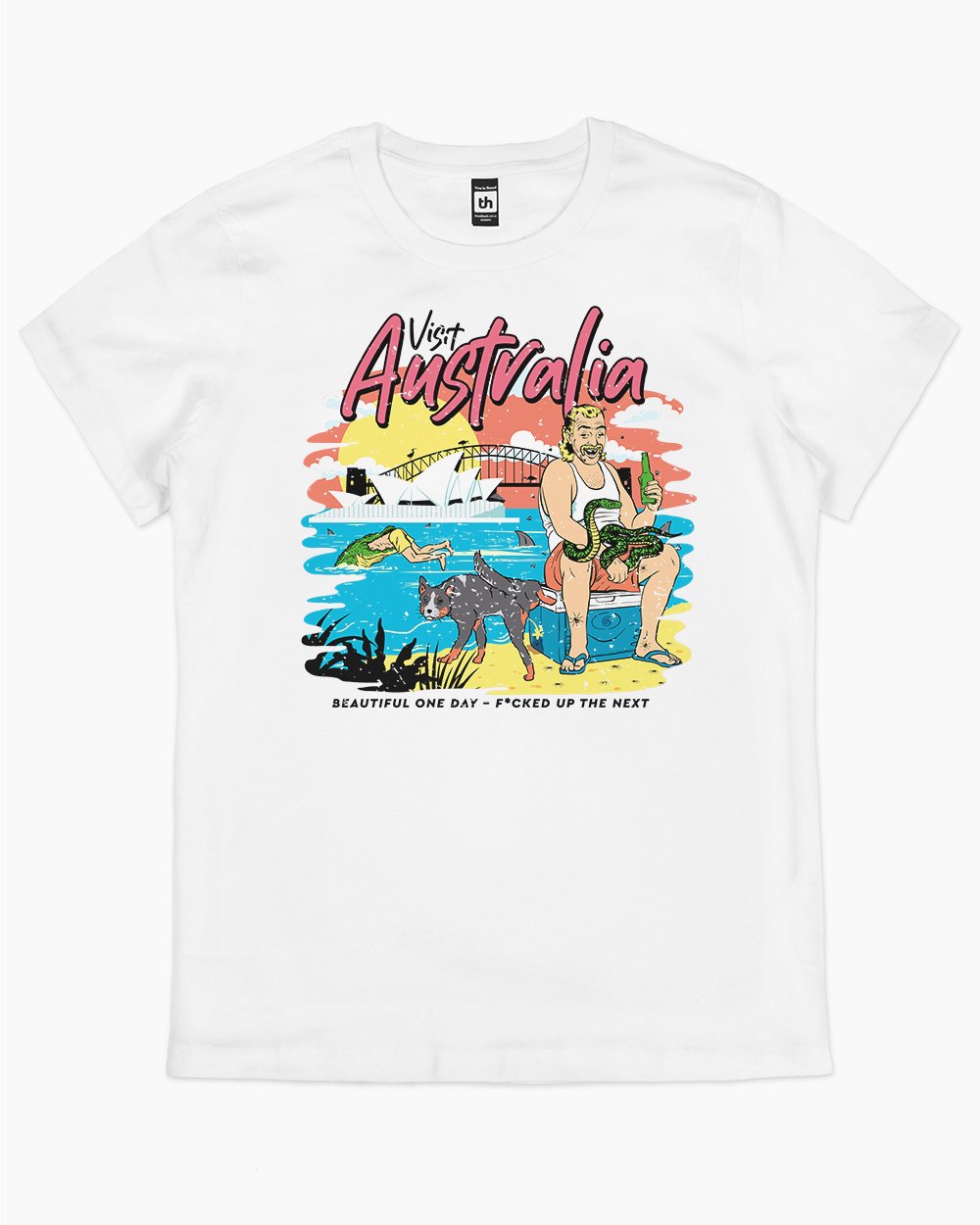 Visit Australia T-Shirt Australia Online #colour_white