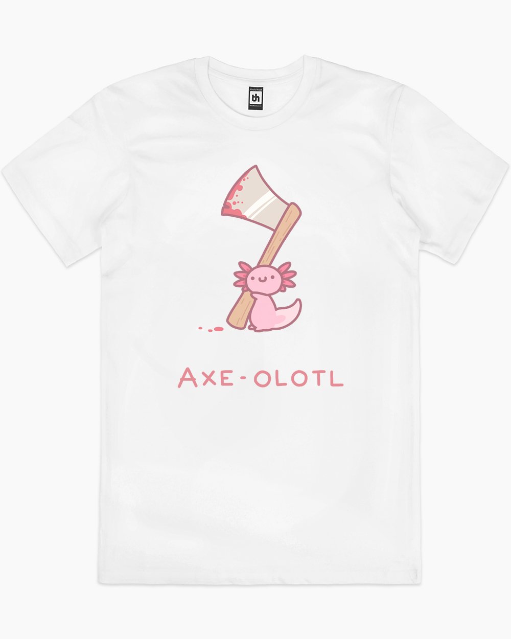 Axeolotl T-Shirt Australia Online #colour_white