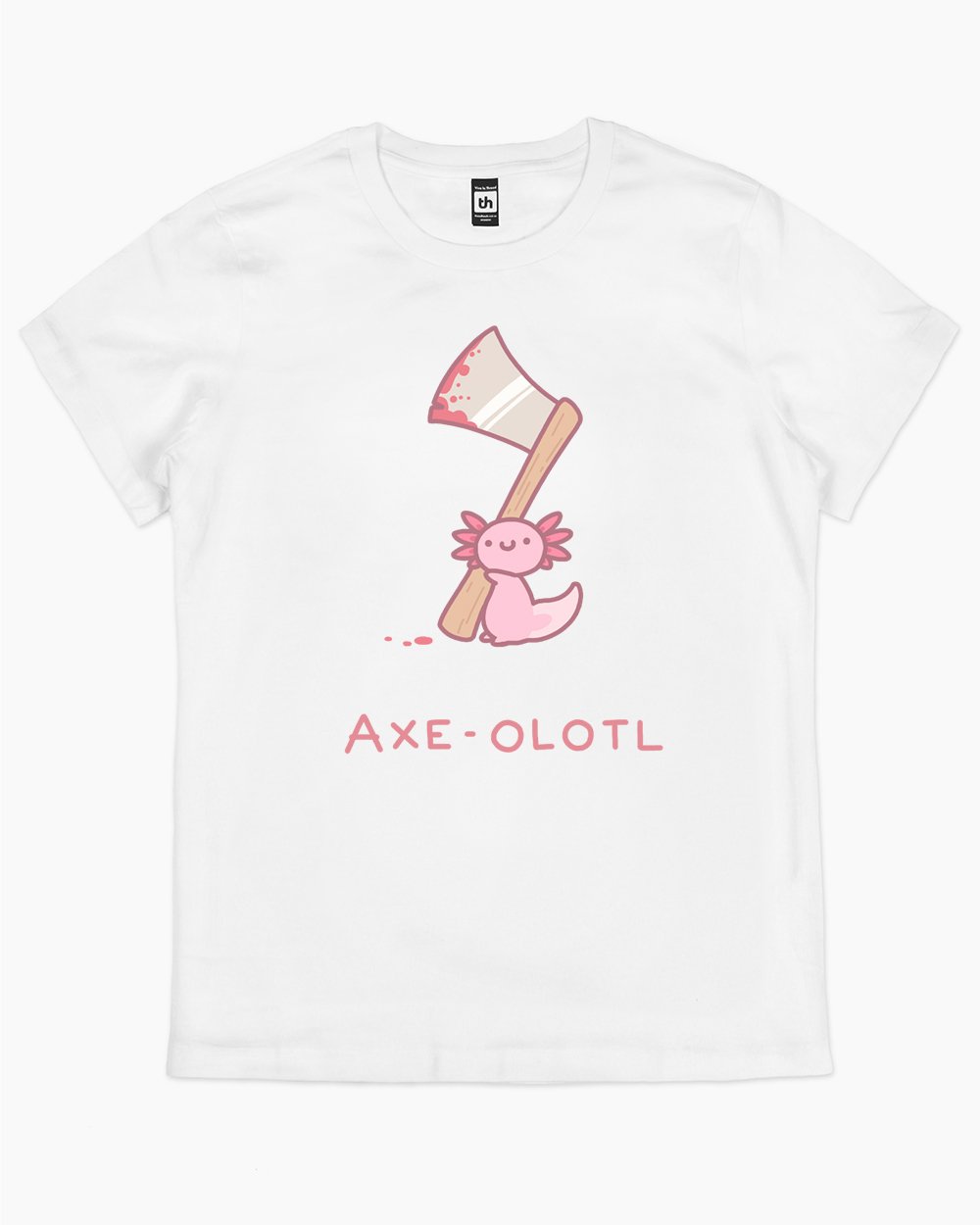 Axeolotl T-Shirt Australia Online #colour_white