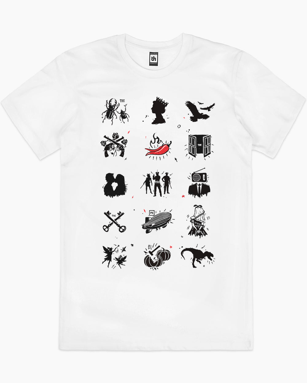 Bands T-Shirt Australia Online #colour_white