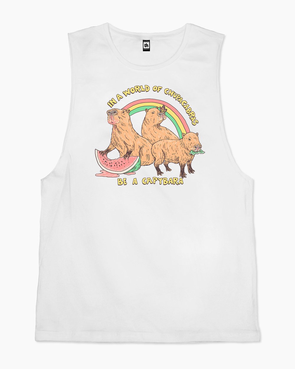 Be a Capybara Tank Australia Online #colour_white