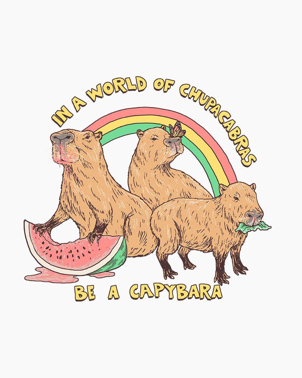 Be a Capybara Tank Australia Online #colour_white