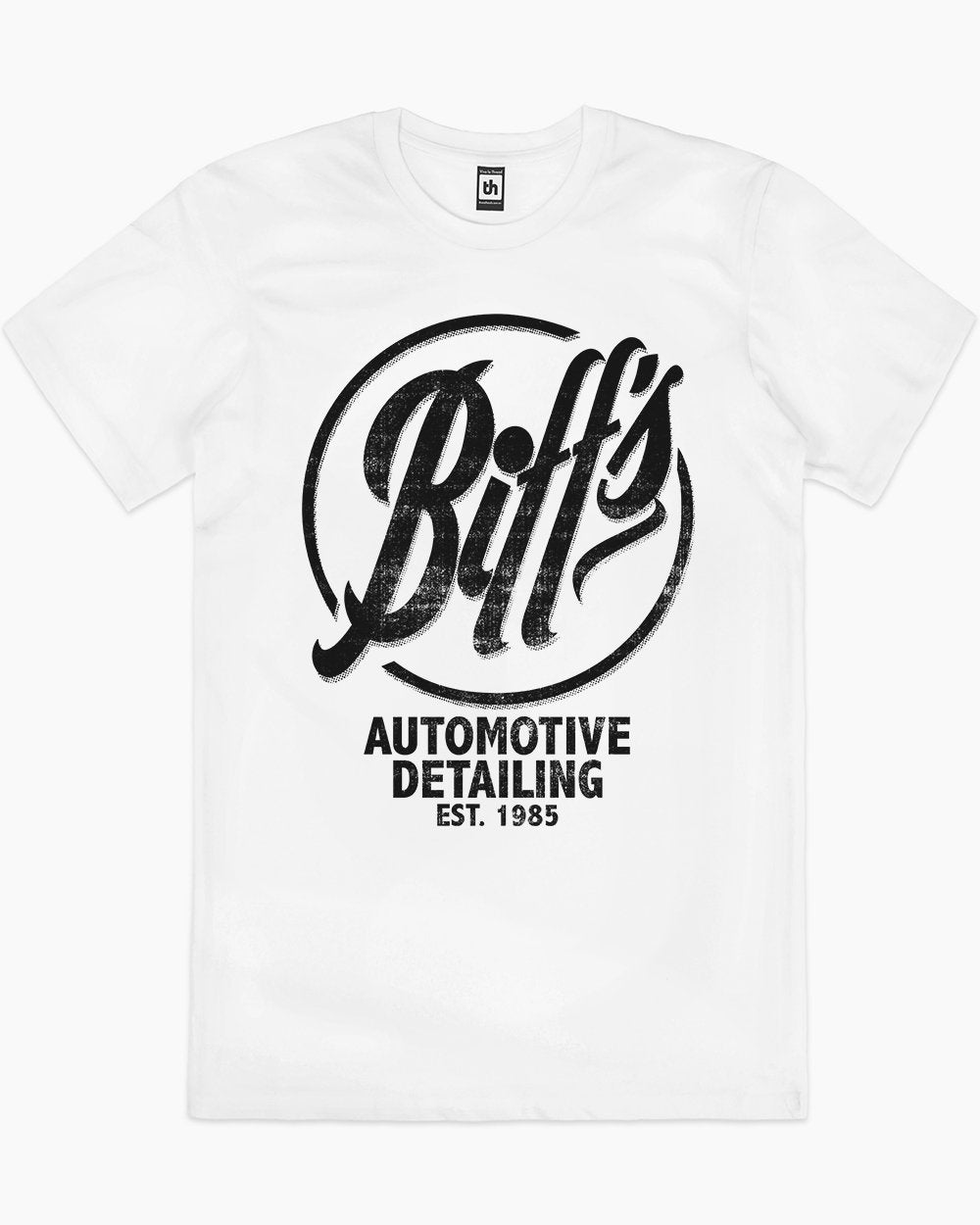 Biff's Auto Detailing T-Shirt Australia Online #colour_white