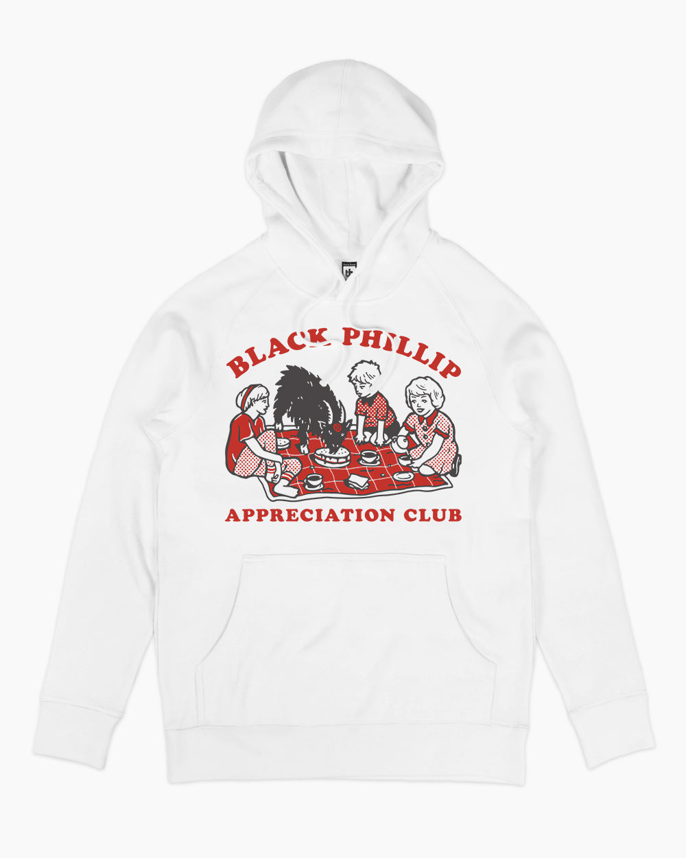 Black Phillip Appreciation Club Hoodie Australia Online #colour_white